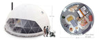 Geodesic Clear Domes 10 ft in Diameter by Domespaces CDS2300