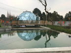 Geodesic Glass Dome 13 ft in Diameter by DomeSpaces GD0134