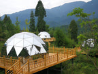 Geodesic Glass Dome 13 ft in Diameter by DomeSpaces GD0134