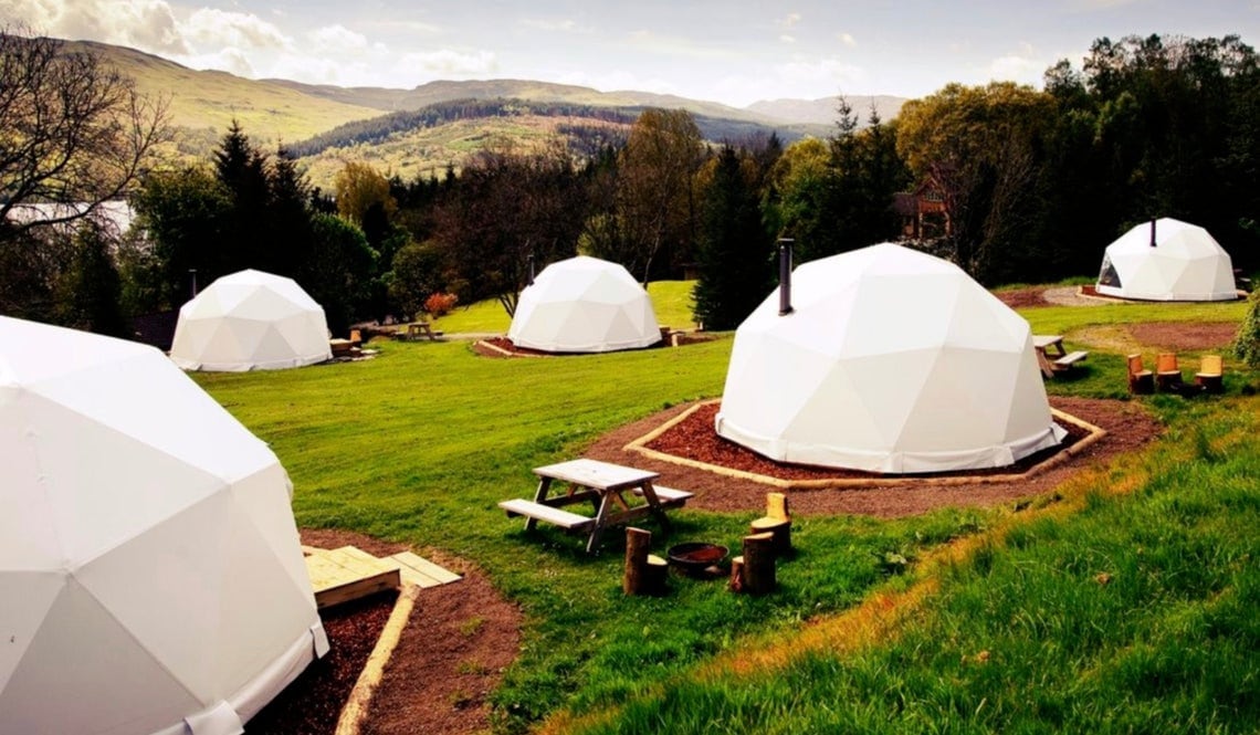 Geodesic Dome 26 ft in Diameter by Domespaces DS8300