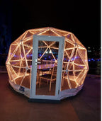 Geodesic Clear Domes 10 ft in Diameter by Domespaces CDS2300