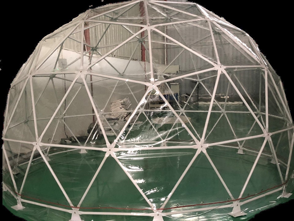 Geodesic Clear Dome 16 ft in Diameter by Domespaces CDS5300