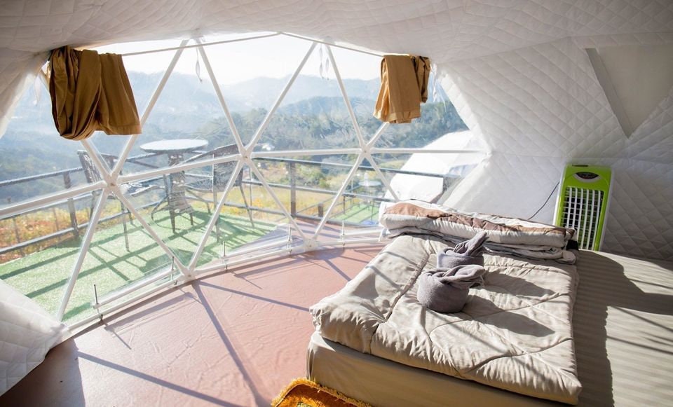 Geodesic Dome 23ft in diameter by Domespaces DS7300