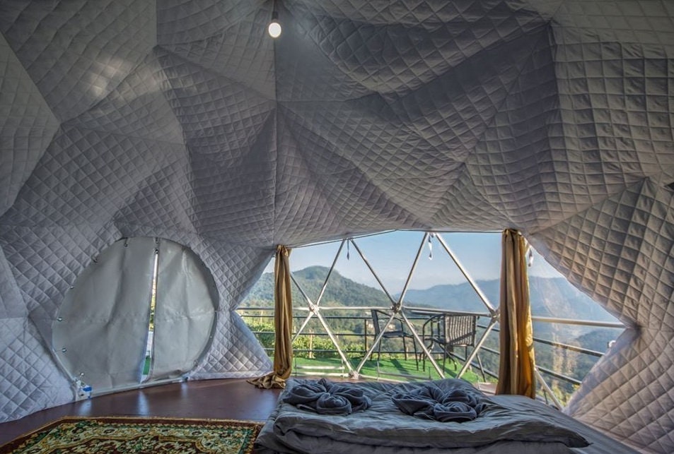 Geodesic Dome 23ft in diameter by Domespaces DS7300