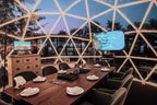 Geodesic Clear Dome 26 ft in Diameter by Domespaces CDS8300