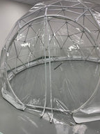Geodesic Clear Domes 16 ft in Diameter by Domespaces CDS2500