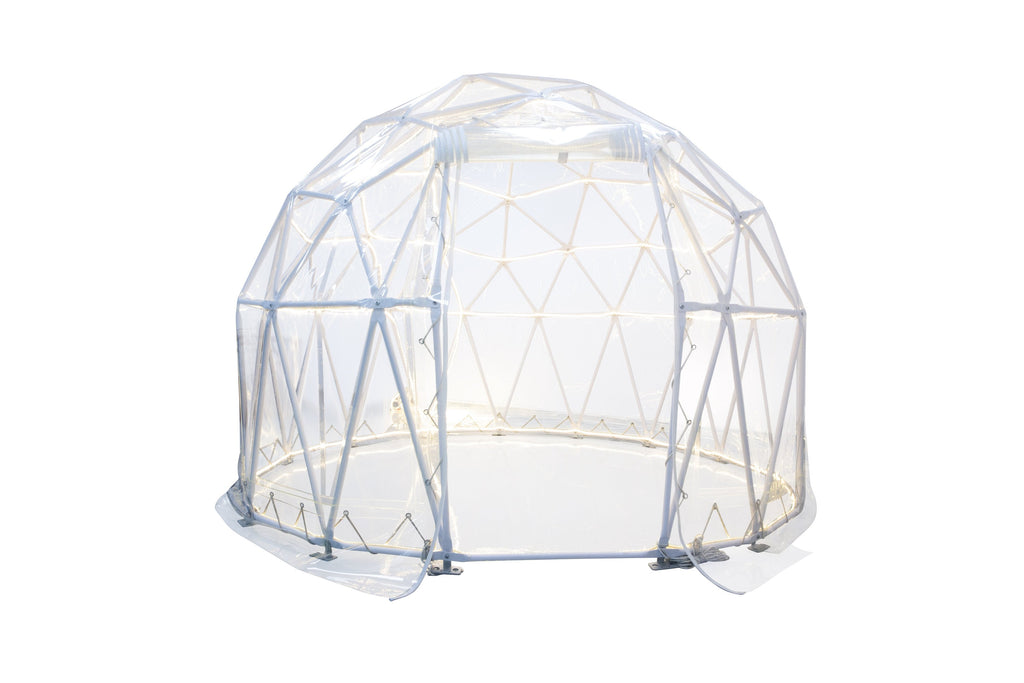 Geodesic Clear Domes 10 ft in Diameter by Domespaces CDS2300