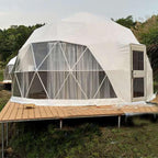 Geodesic Dome 16 feet in Diameter DS5300 . Luxury Camping and Nature Living