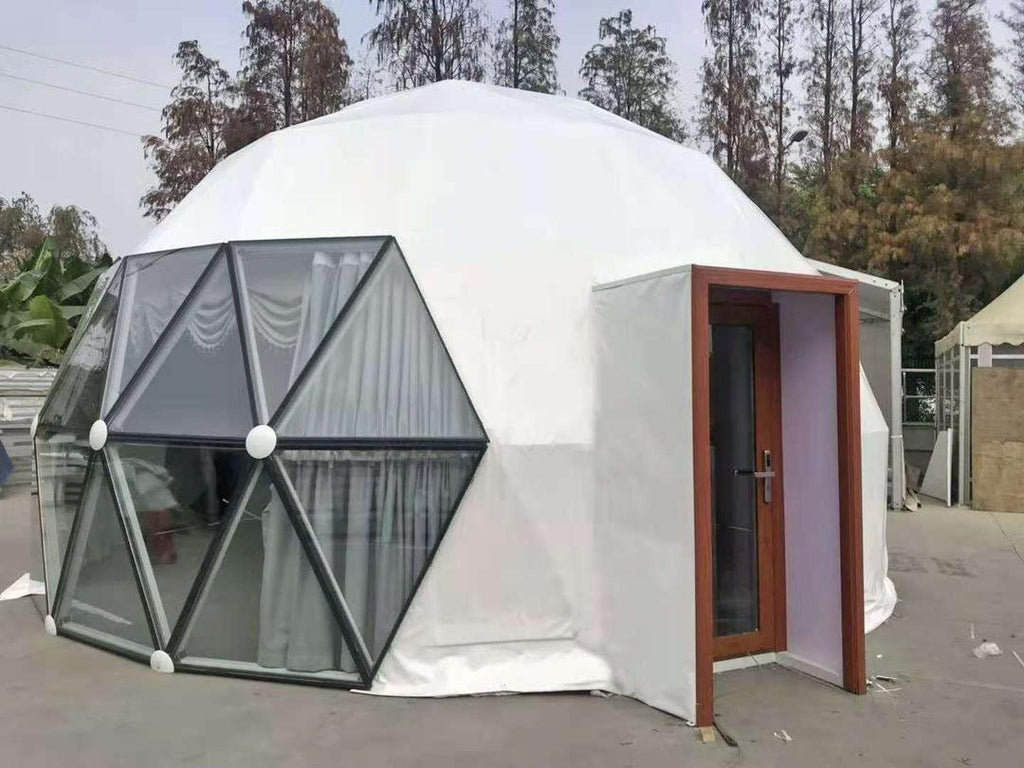 DSG PVC and Glass Luxury Glamping Dome 16 ft Diameter by Domespaces DSG5300
