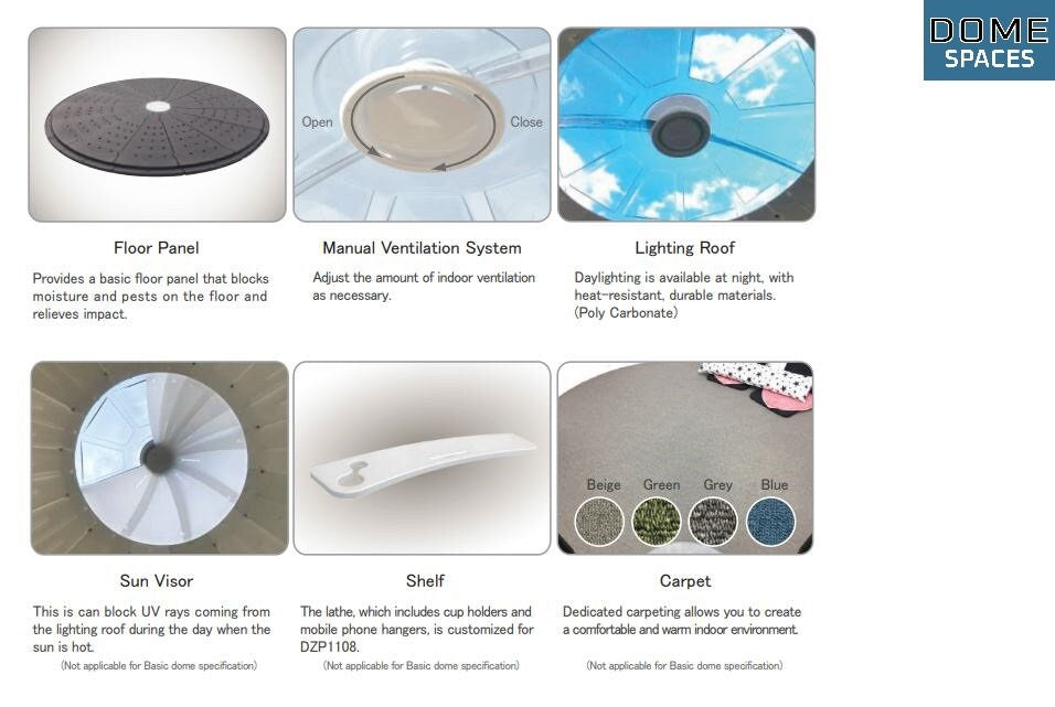 Domester Domes by DomeSpaces DZP1108